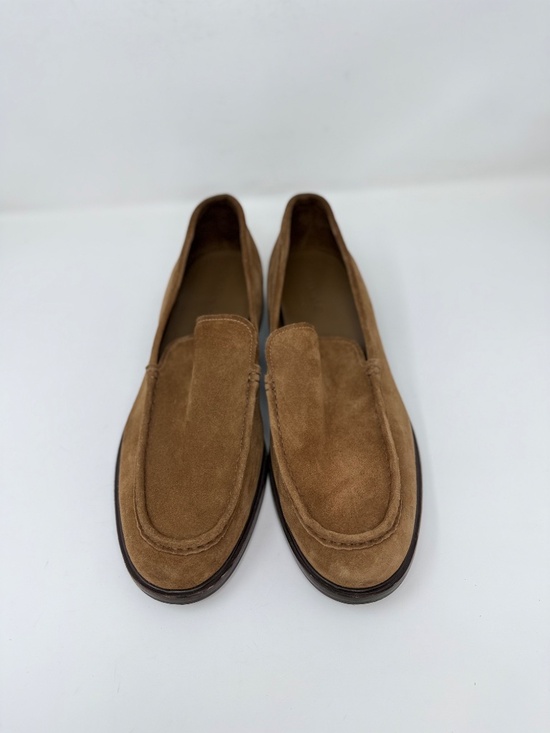 New Vince Rafael Suede Loafers Vicuna Brown Sz 11.5